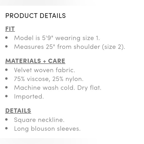 Torrid NWT, Red Velvet, Smocked, Blouson Sleeve, Crop Top, Size 4X - Picture 7 of 11